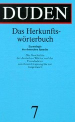 Etymologie: Herkunftswörterbuch der deutschen Sprache
